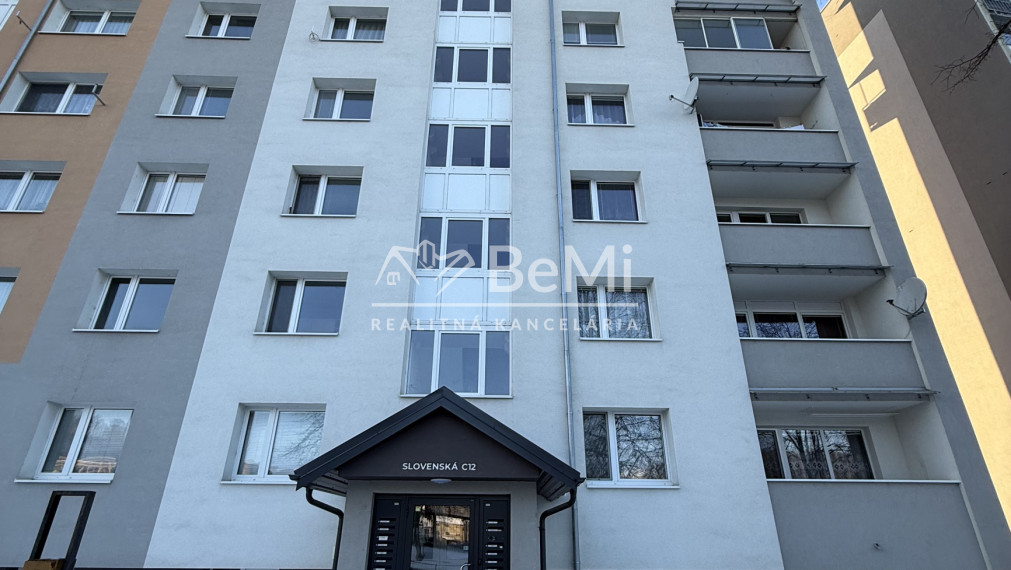 2.5 izbový byt s logiou na Slovenskej ulici na predaj