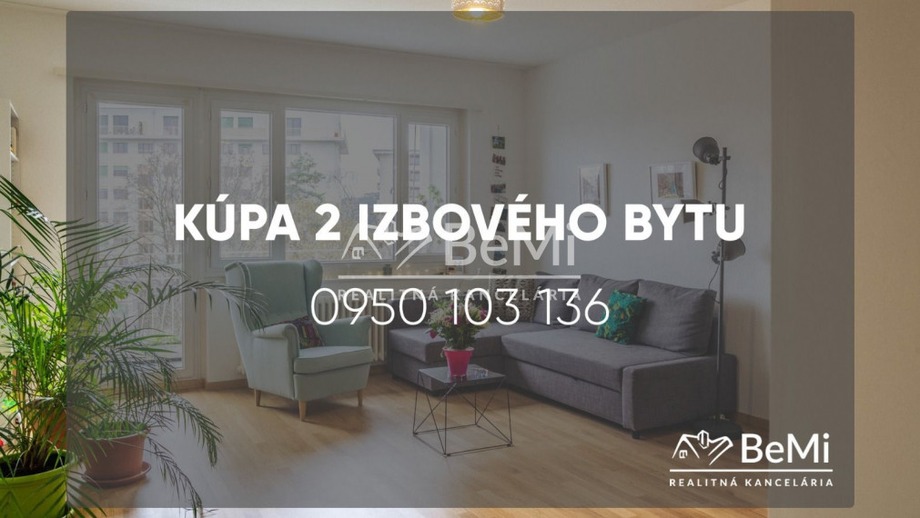 Kúpa 2 izbového bytu - Zlaté Moravce