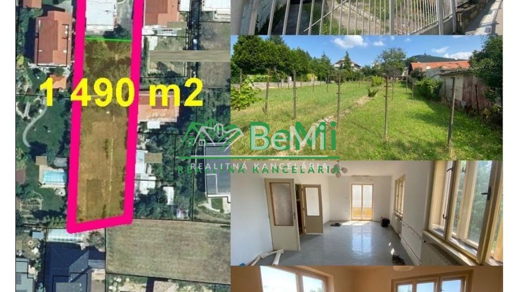 PREDANÉ - Rodinný dom Nitra-Zobor všetky IS,pozemok 1490 m2 ID 263-12-MIG