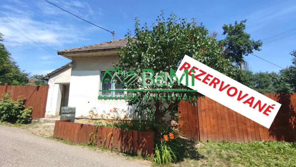 REZERVOVANE  Chalupa rodinný dom Hrašné na polosamote