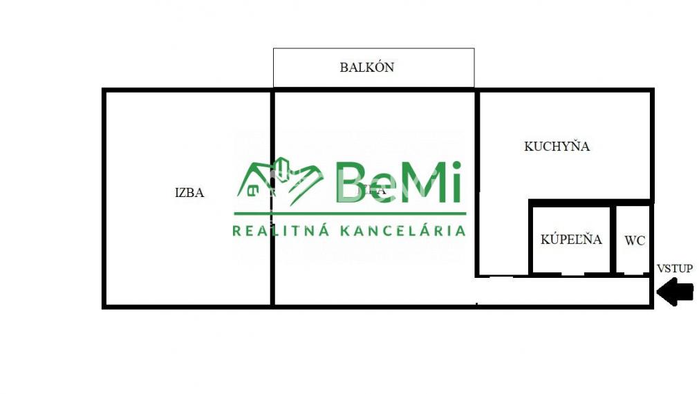 Nová CENA! Na predaj 2-izbový byt v Banskej Bystrici 015-112-VERB