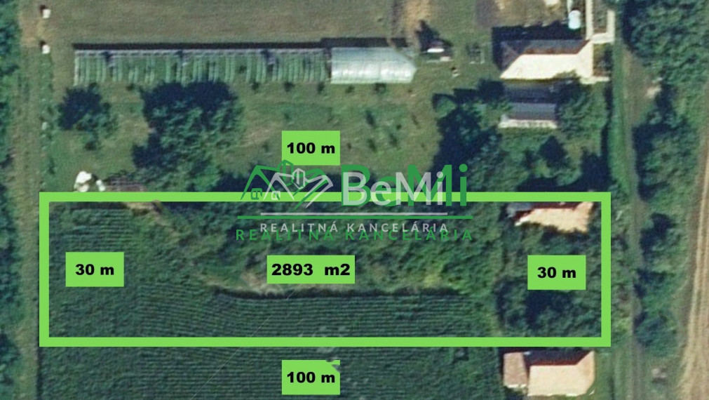 Predaj pozemok 2893m2 polosamota obec Poľný Kesov pri NR(209-12-JUF)