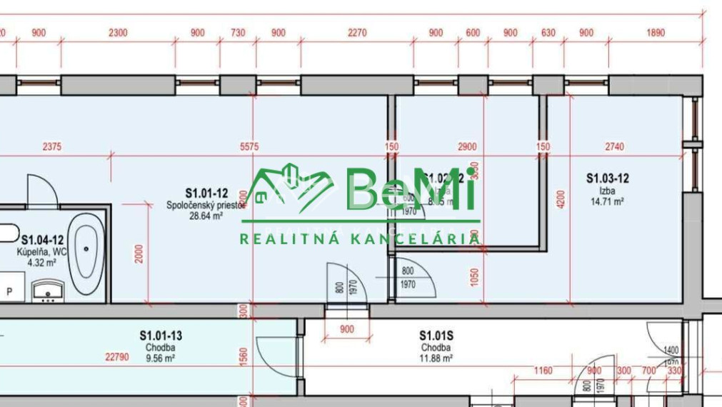 Znížená cena 3-izbový Byt s parkovacím miestom v tichej lokalite