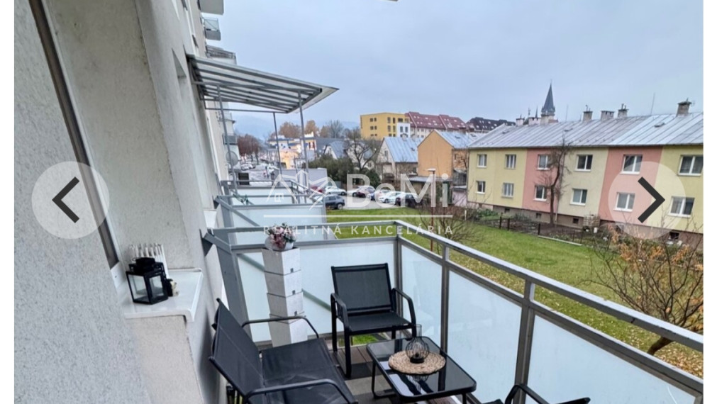 2.5 izbový byt s logiou na Slovenskej ulici na predaj