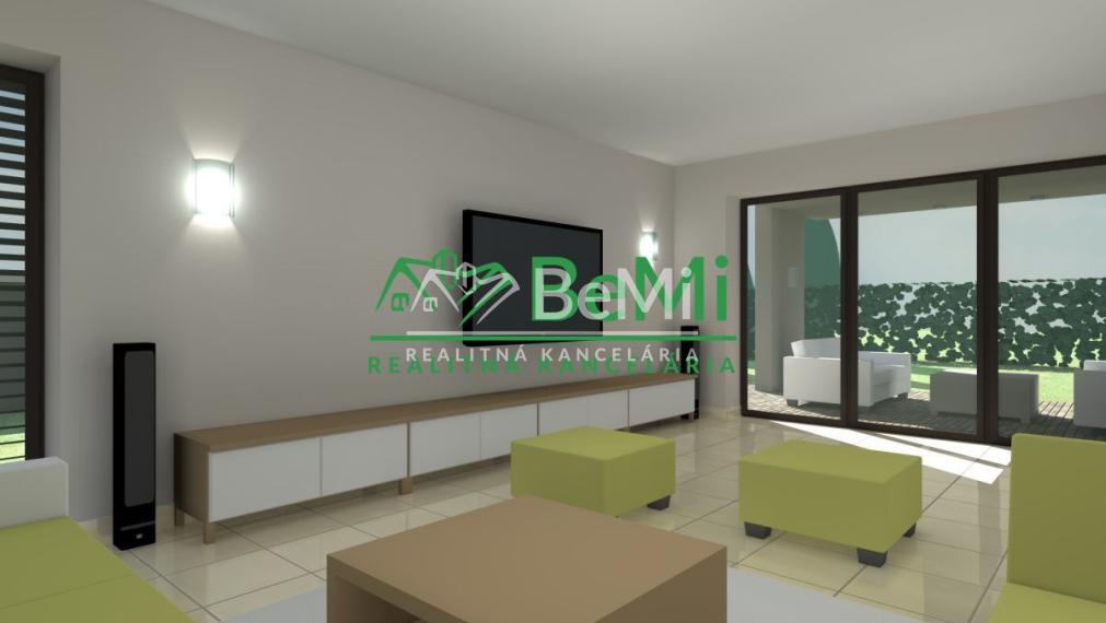 Moderná, 4 - izbová novostavba s garážou (vo výstavbe) na pozemku s rozlohou 969 m2, Malý Lapáš ID 300-12-MIG