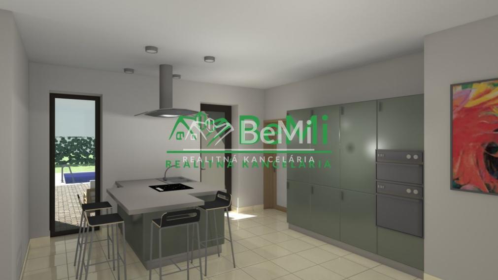 Moderná, 4 - izbová novostavba s garážou (vo výstavbe) na pozemku s rozlohou 969 m2, Malý Lapáš ID 300-12-MIG