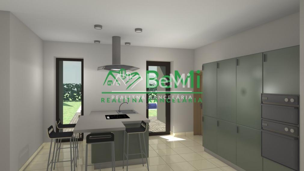 Moderná, 4 - izbová novostavba s garážou (vo výstavbe) na pozemku s rozlohou 969 m2, Malý Lapáš ID 300-12-MIG