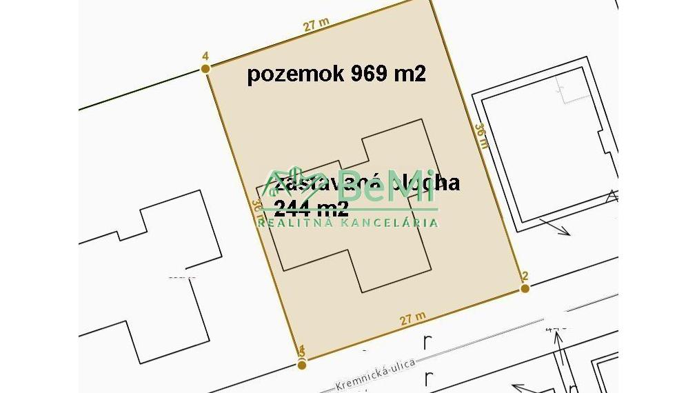 Pozemok ( 969 m2) so stavebným povolením + projekt Malý Lapáš ID 316-14-MIG