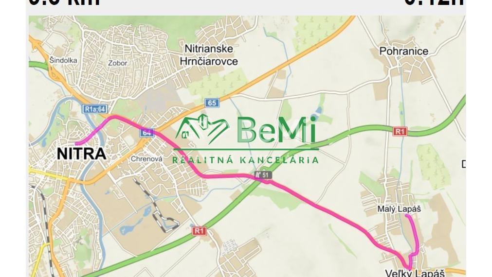 REZERVOVANÉ Pozemok Malý Lapáš 1 321 m2 ID 333-14-MIG