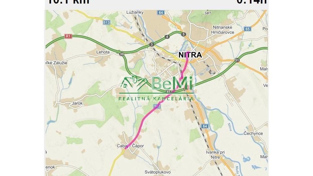 Pozemok 780 m2 Cabaj - Čápor (časť Cabaj) ID 351-14-MIG