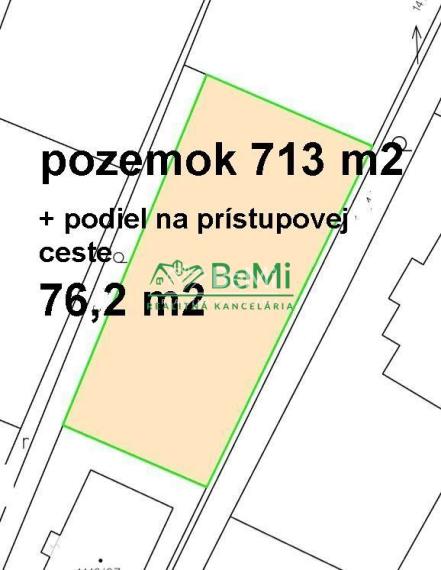 Pozemok so stavebným povolením 713 m2 Lehota pri Nitre ID 380-14-MIG