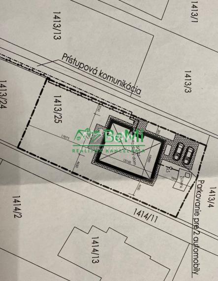 Pozemok so stavebným povolením 713 m2 Lehota pri Nitre ID 380-14-MIG