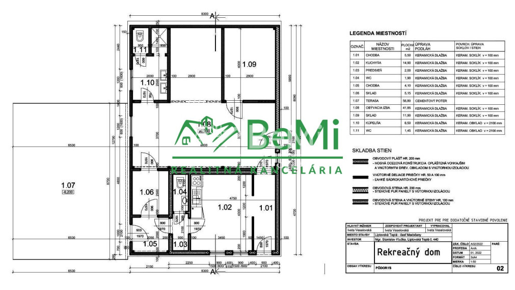 Rekreačný dom pri Bešeňovej na predaj ID: 039-13-STKE