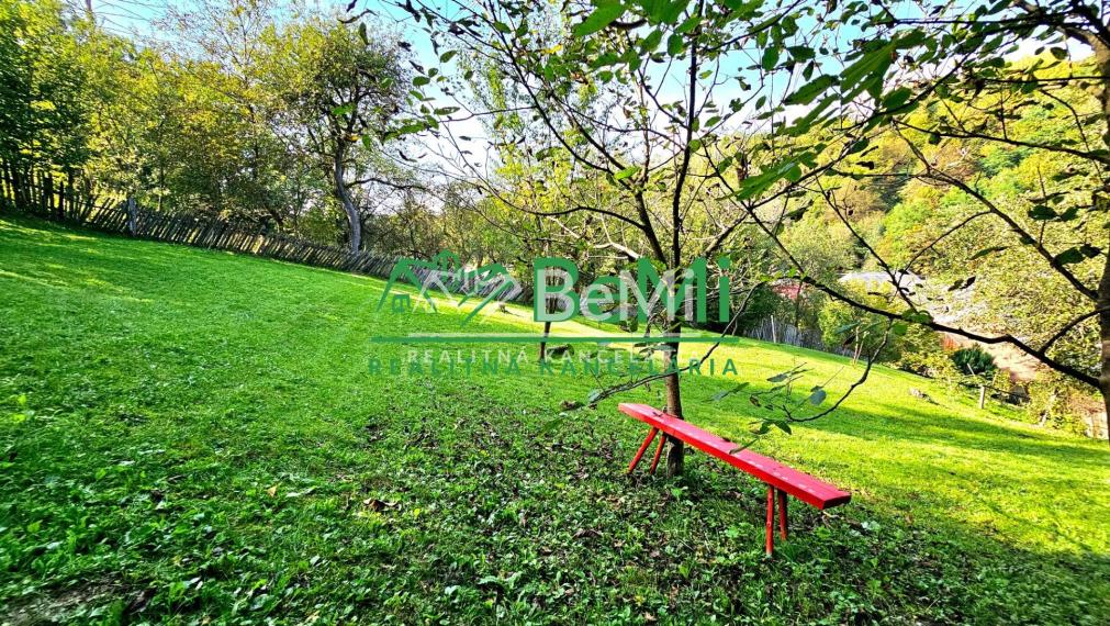 KRÁSNA ROMANTICKÁ CHALUPA V PRÍRODE 1230m2 - NA PREDAJ