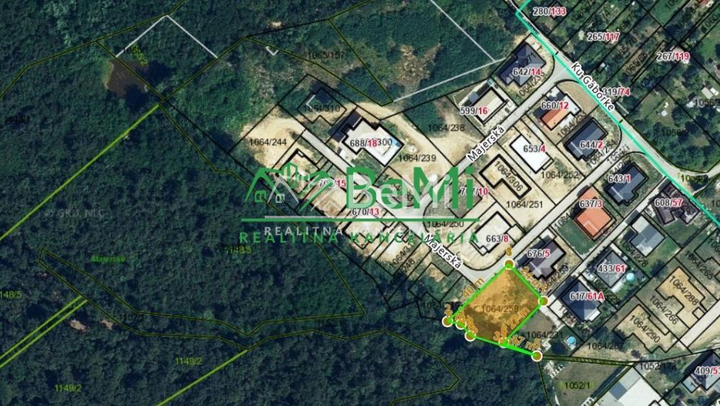 Pozemok Nitra - Štitáre pod lesom 875 m2 ID 445-14-MIG