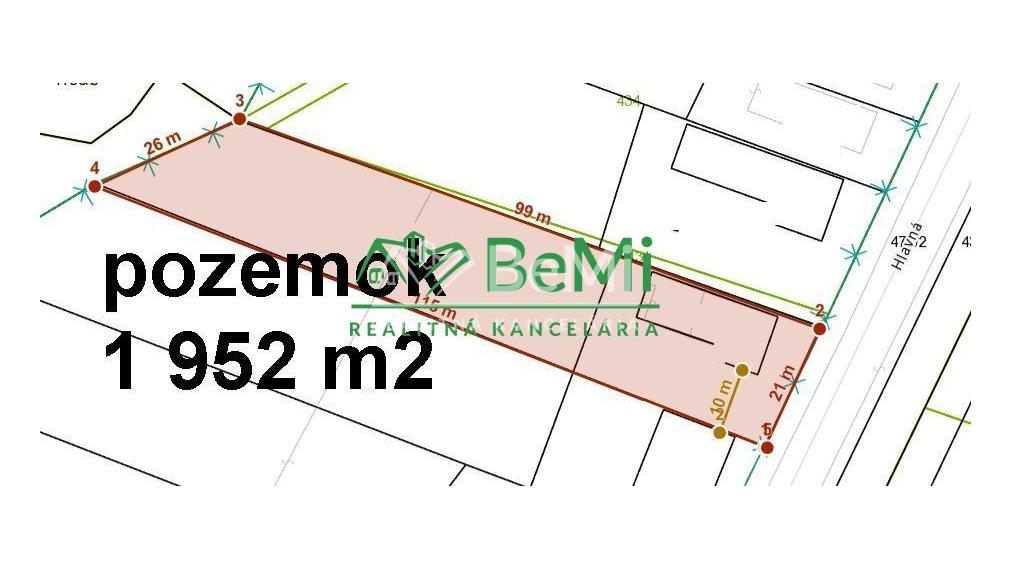 6 izbový rodinný dom pozemok 1 952 m2 Dolný Ohaj ID 482-12-MIG