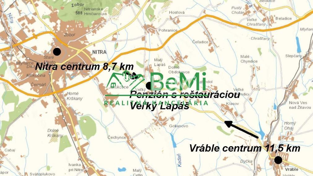 Penzión reštaurácia Nitra - Veľký Lapáš ID 493-18-MIG