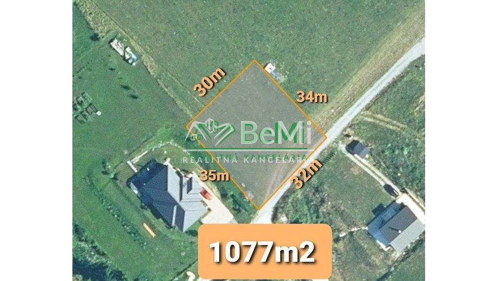 POZEMOK pre váš dom...1077 m2...Horné Hámre (131-14-DAR)