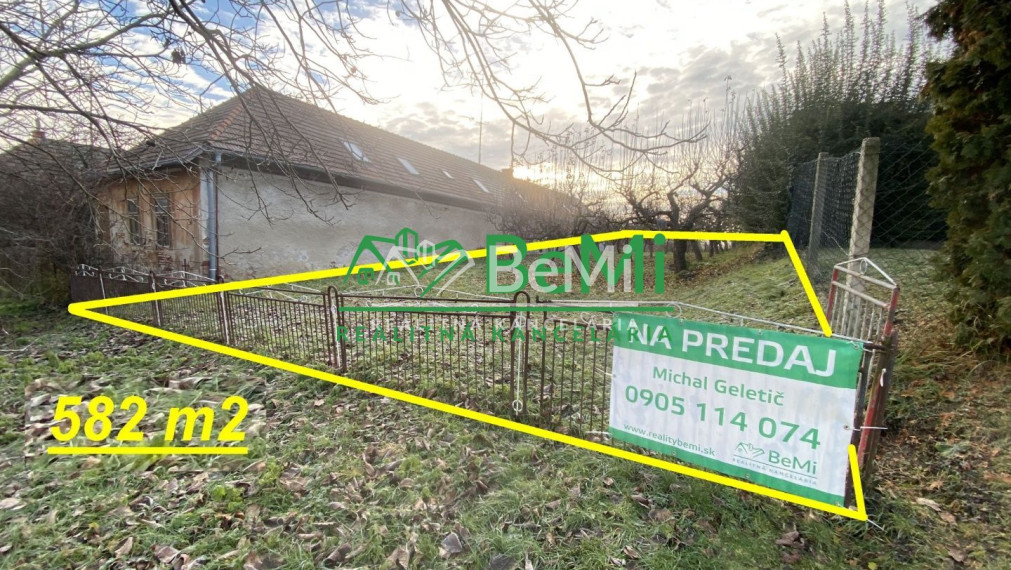 Veľké Chyndice pozemok 582 m2 ID 535-14-MIG