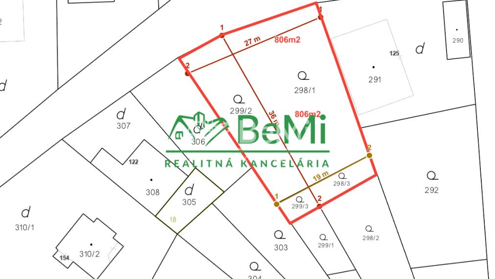 Exkluzívne na predaj stavebný pozemok v obci Brezolupy