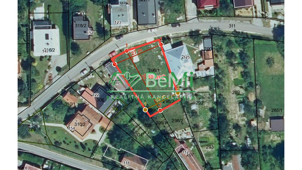 Exkluzívne na predaj stavebný pozemok v obci Brezolupy