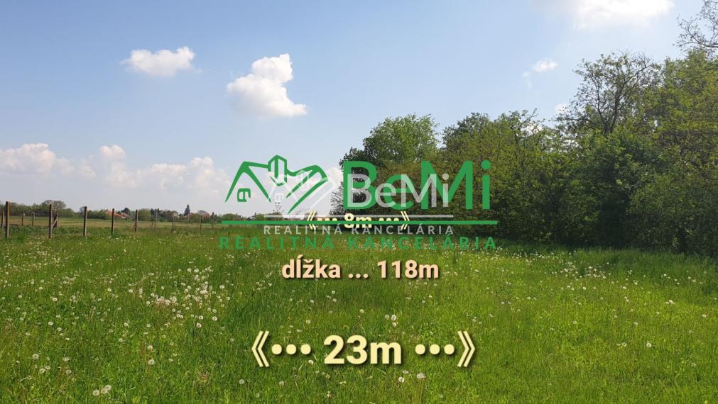 POZEMOK pre váš dom...KOŠÚTY...1885m2 (167-14-DAR)