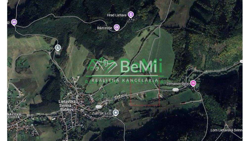 Predaj: Pozemok,5139m2, Liet.Svinná,okr.Žilina(087-14-PEMOa)