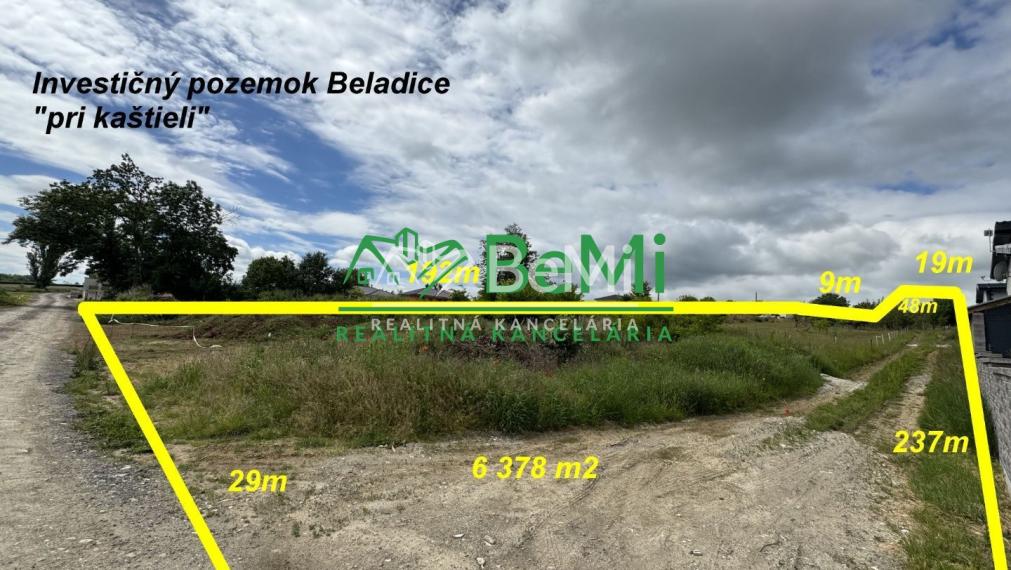 Investičný pozemok Beladice ID 561-14-MIG