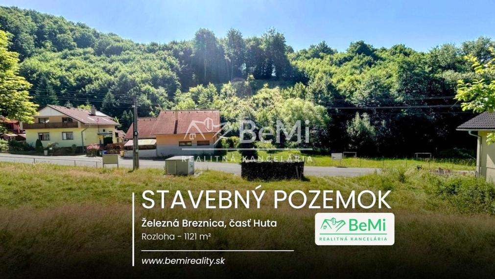 Pozemok na predaj – Železná Breznica (časť Huta)