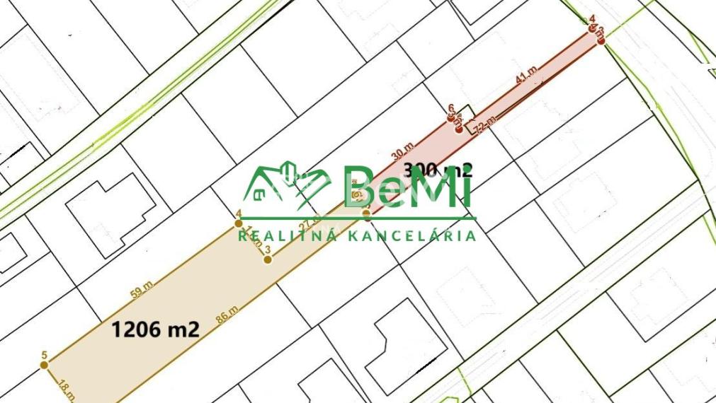 Stavebný pozemok 12á, Nitra - Dolné Krškany