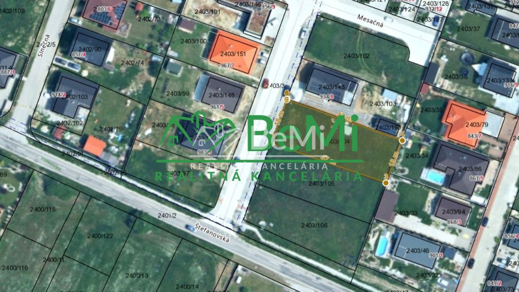 Exkluzívne na predaj stavebný pozemok v obci Častá