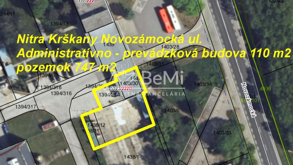 Budova Nitra Krškany pozemok 747 m2 ID 598-28-MIG