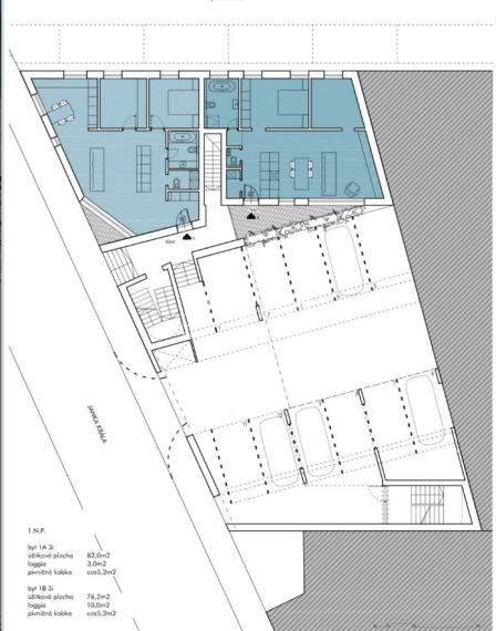 Nitra Centrum ul. Janka Kráľa novostavba 2,3 izbové byty