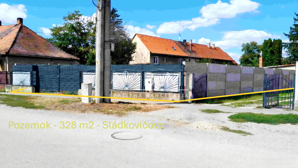 Slnečný pozemok - Sládkovičovo - 328 m2 ID 012-14-NIBA