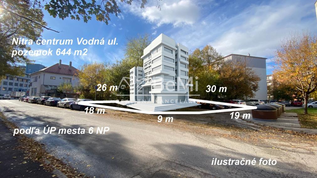 REZERVOVANÉ Nitra centrum Staré Mesto pozemok 644 m2 ID 593-14-MIG