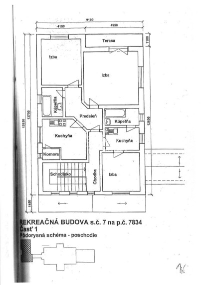 I N V E S T I Č NÁ rekreačná chata v obci Stratená-NA PREDAJ