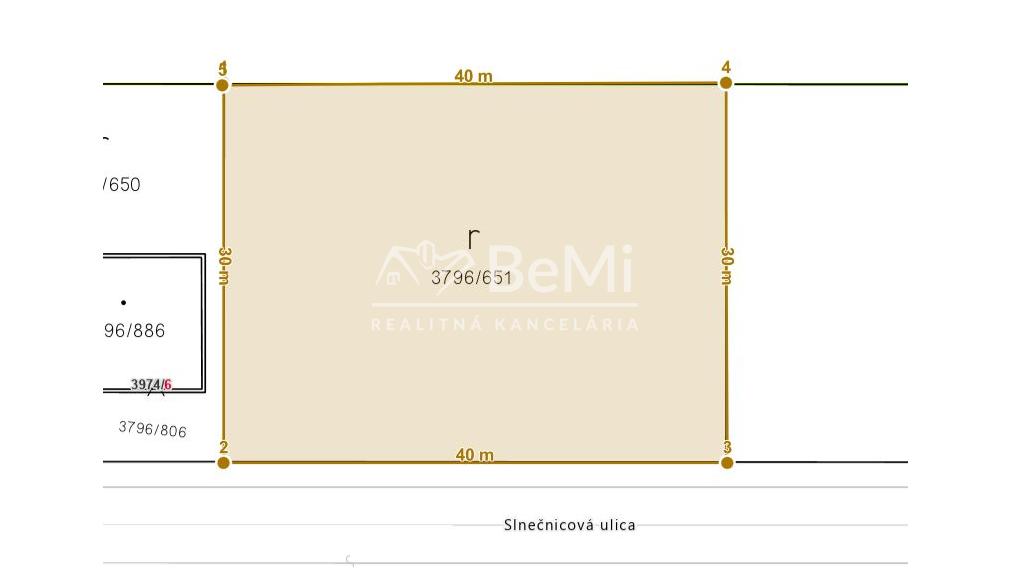 Pozemok Párovské Háje 1 200 m2 ,všetky IS ID 597-14-MIG