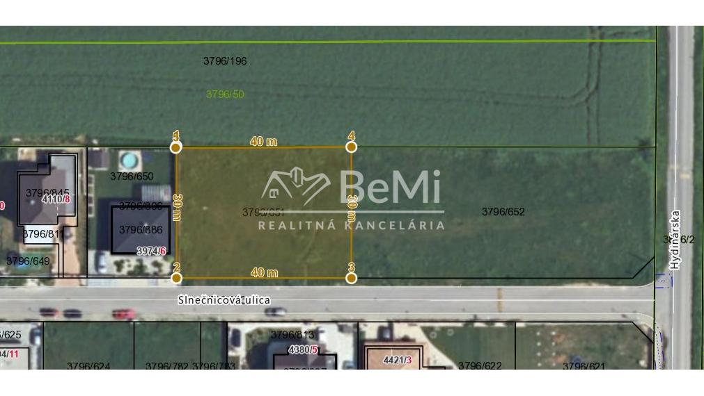 Pozemok Párovské Háje 1 200 m2 ,všetky IS ID 597-14-MIG