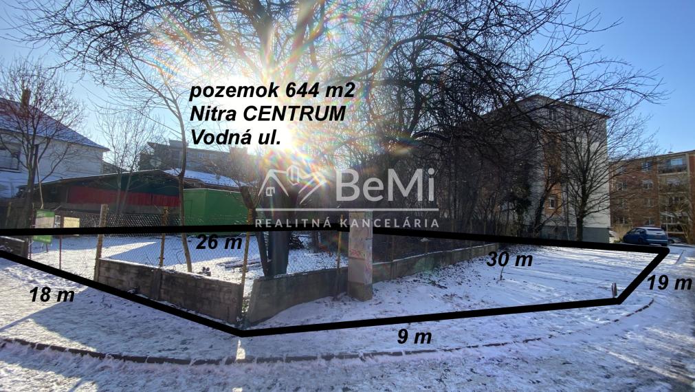 Nitra centrum Staré Mesto pozemok 644 m2 ID 593-14-MIG