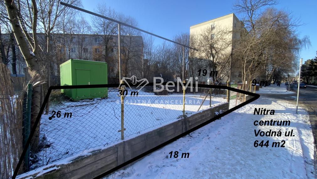 Nitra centrum Staré Mesto pozemok 644 m2 ID 593-14-MIG