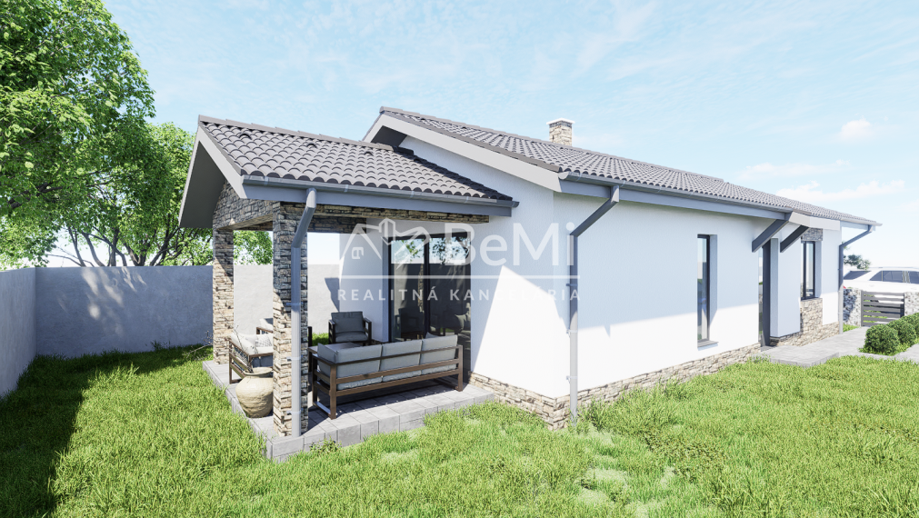 Na predaj novostavba 3 izbový rodinný dom Veľká Mača, rezidenčné bývanie id036-12-EVBA