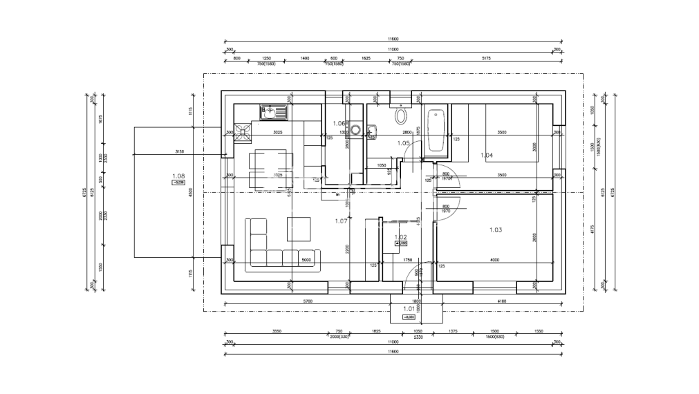 Na predaj novostavba 3 izbový rodinný dom Veľká Mača, rezidenčné bývanie id036-12-EVBA