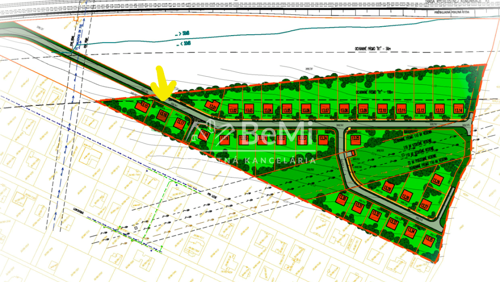Predaj,  stavebný pozemok - Nitra Párovské Háje (012-14-MIMI)