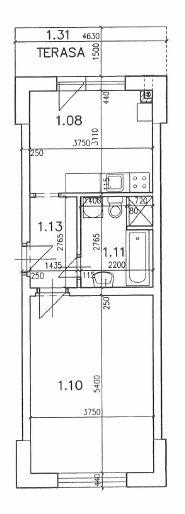 1 - izbový byt 49 m2 vlastné kúrenie obec Báb ID 603-111-MIG