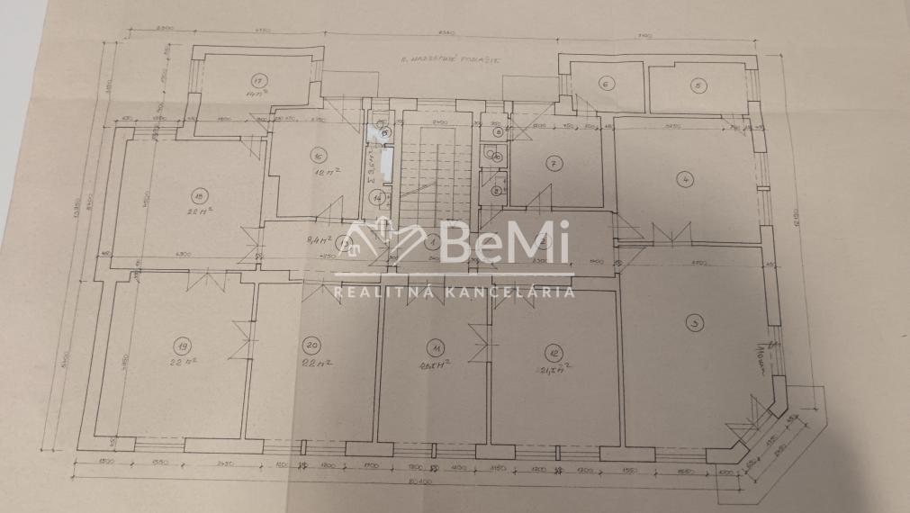 Prenájom: Kancel. priestory, 12m2-22m2, Žilina (251-28-MACH)