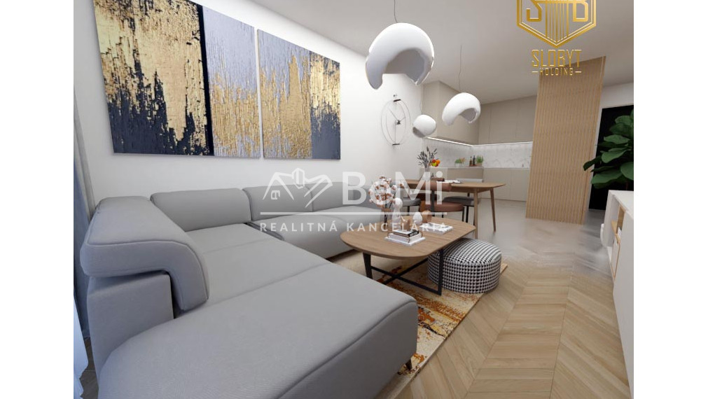 NOVOSTAVBA - NA PREDAJ 2-izbový apartmán s balkónom