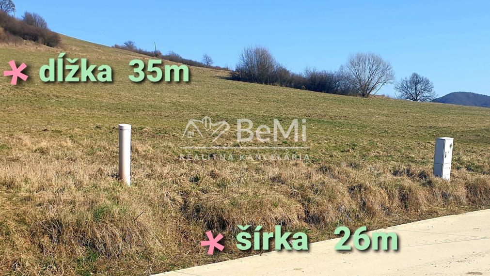 Stavebný POZEMOK...920m2...Horné Hámre (178-14-DARE)