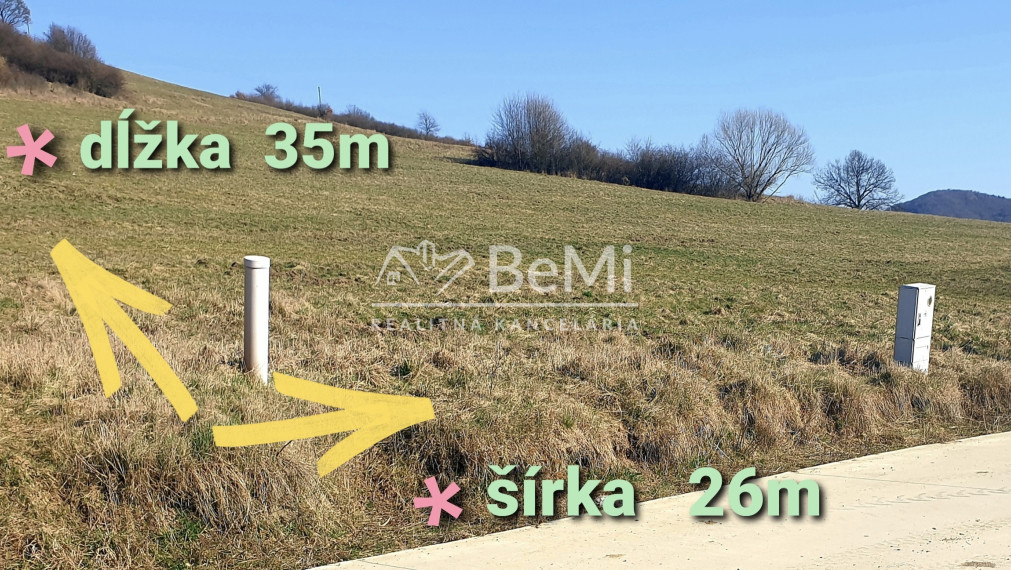 Stavebný POZEMOK...920m2...Horné Hámre (178-14-DARE)