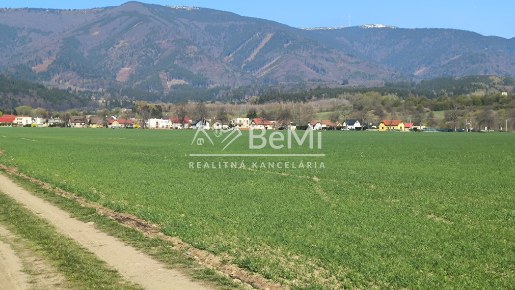 Investičný pozemok Bystrička, okr. Martin, 2577m2