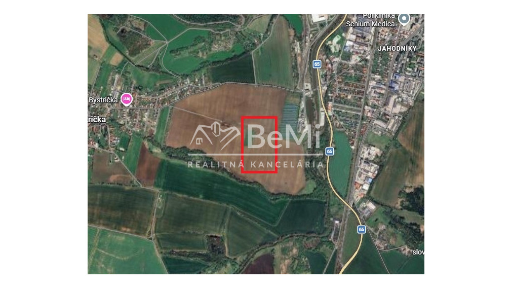 Investičný pozemok Bystrička, okr. Martin, 2577m2